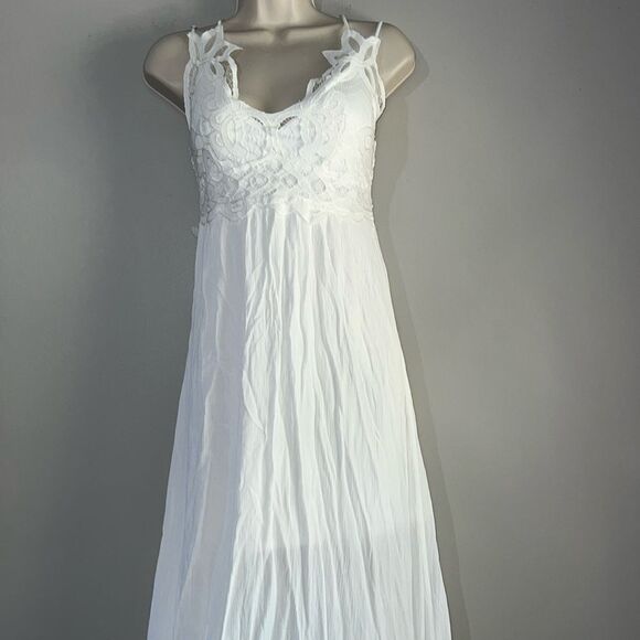 J for Justify White Brunch Dress Strappy Back New without tags - Picture 1 of 9